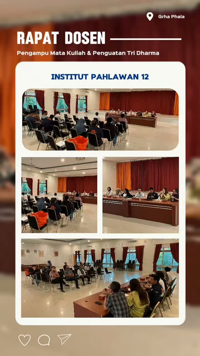 Rapat Dosen Pengampu Mata Kuliah & Penguatan Tri Dharma Perguruan Tinggi
